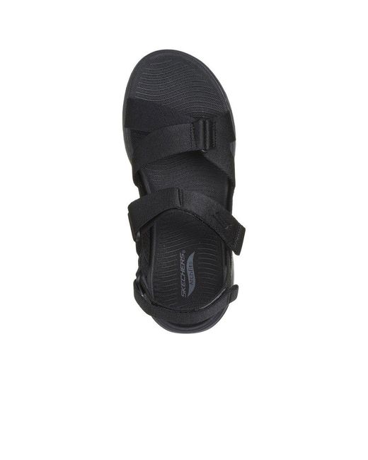 Skechers Blue Ske Dsv Go Walk Arch Fit Sandal Attract Sandal