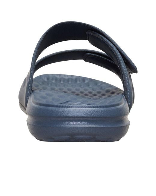 HeyDude Blue Wave 2 Strap Slide Sandals for men