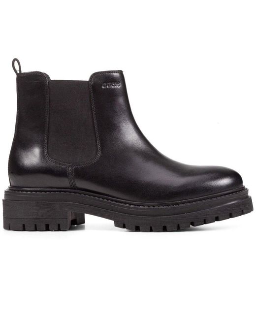 Geox Black D Iridea B Chelsea Boots