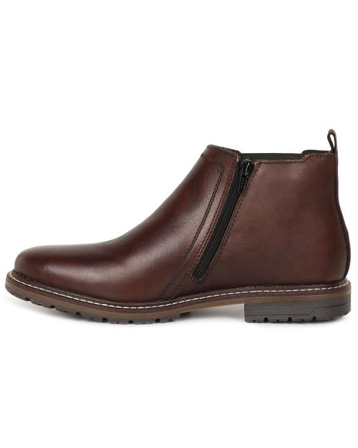 Rieker Brown Victory Chelsea Boots for men