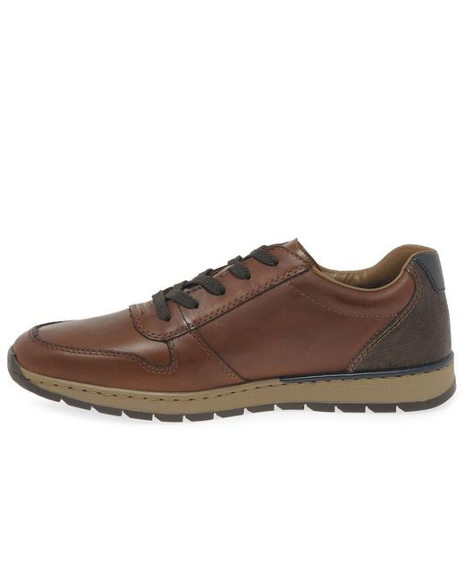 Rieker Brown Emery Trainers for men