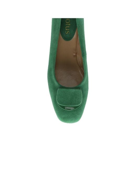 Lotus Green Valentina Pumps