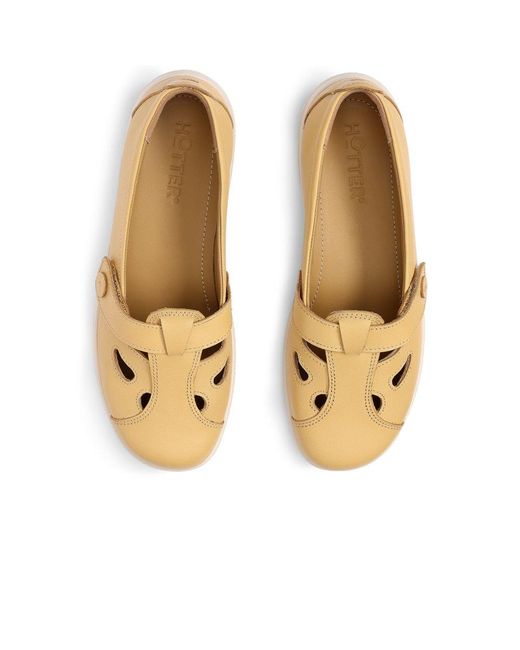 Hotter Natural Nirvana T-Bar Casual Shoes