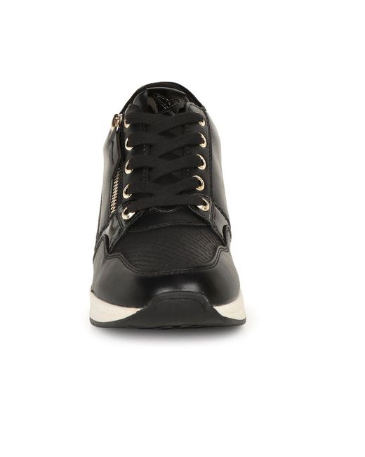 Lunar (GRS) Black Juno Wedge Trainers