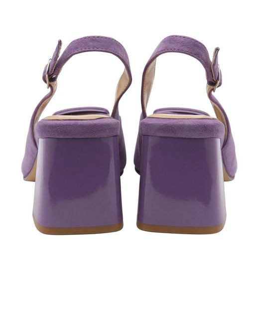 Lotus Purple Josefa Heeled Sandals