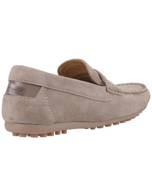 Cotswold Gray Combe Loafers