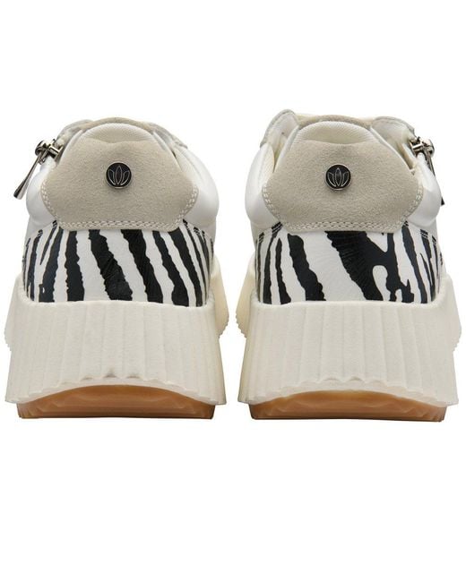Lotus White Paige Trainers
