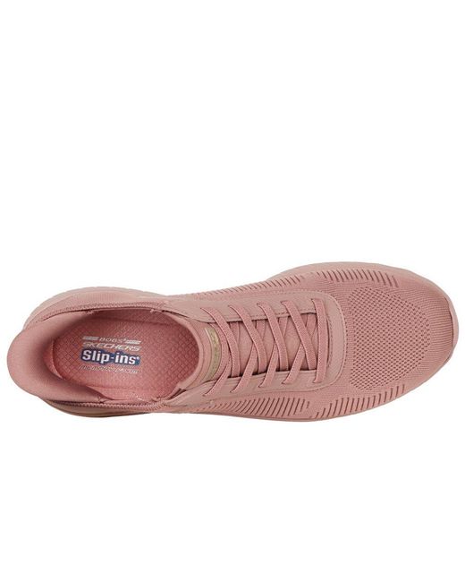 Skechers Pink Bobs Squad Chaos Slip