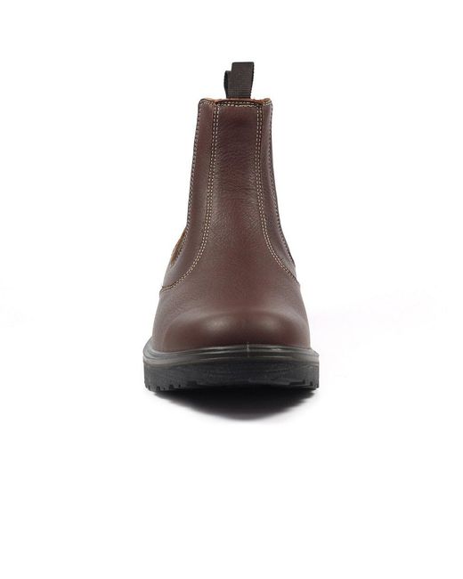 Grisport Brown Crieff Chelsea Boots for men