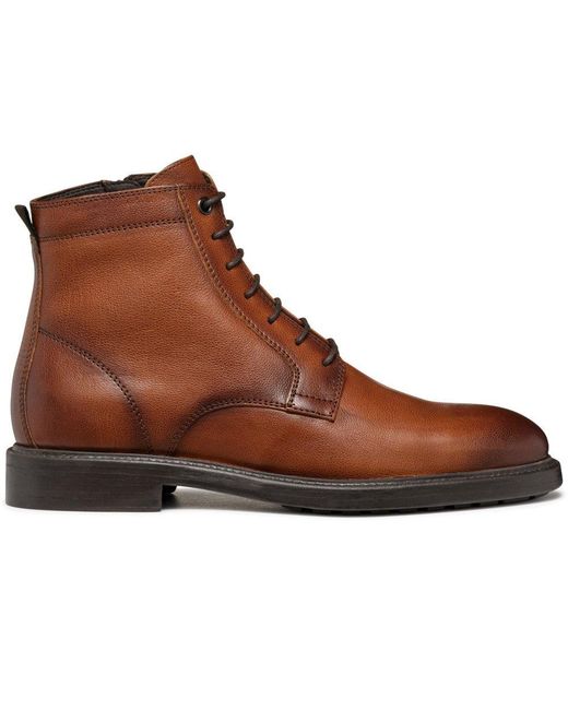 Geox Brown U Tiberio D Boots for men