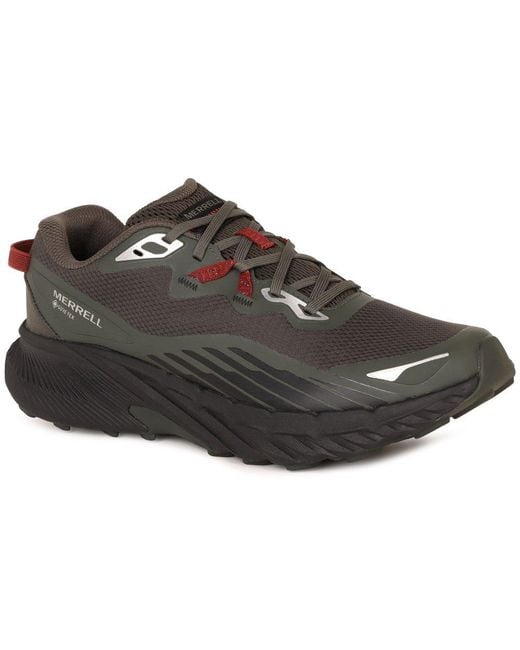 Merrell Black Agility Trail Gtx Walking Trainers for men
