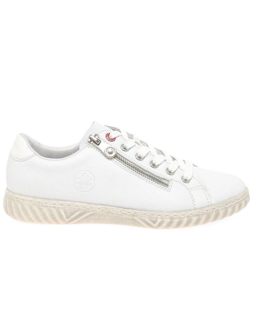 Rieker White Norma Trainers