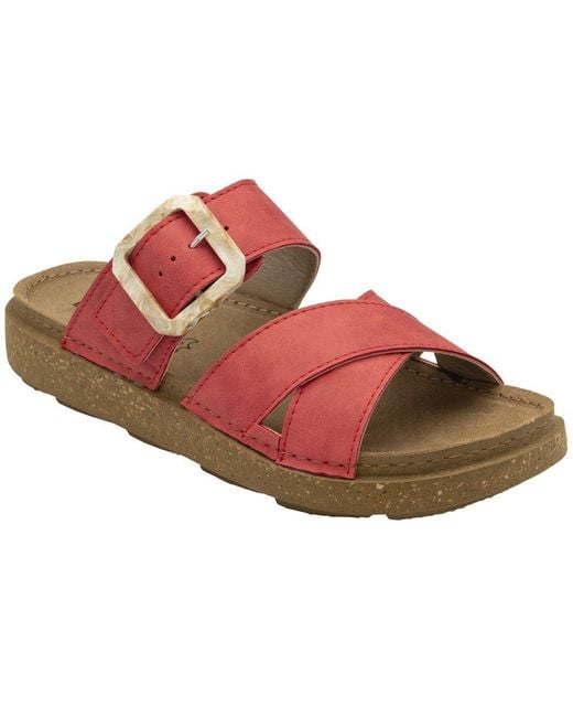 Lotus Red Comino Sandals