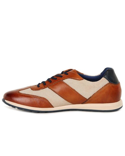 Bugatti Brown Truman Trainers for men