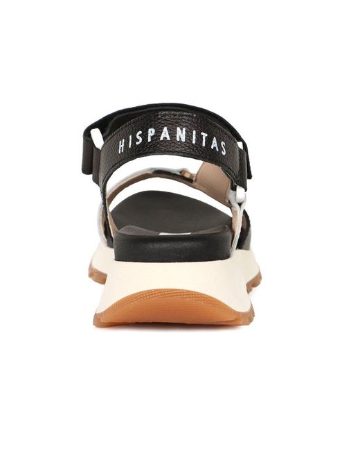 Hispanitas Black Maui Casual Sandals