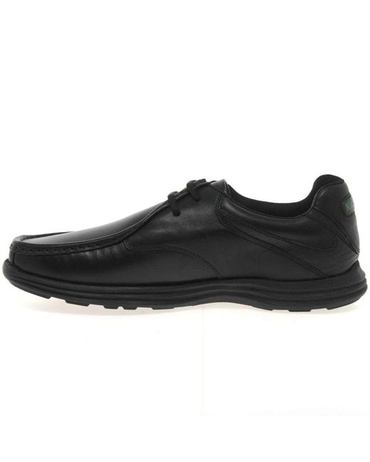 Kickers Black Reason Lace Casual Lace Up Shoes for men