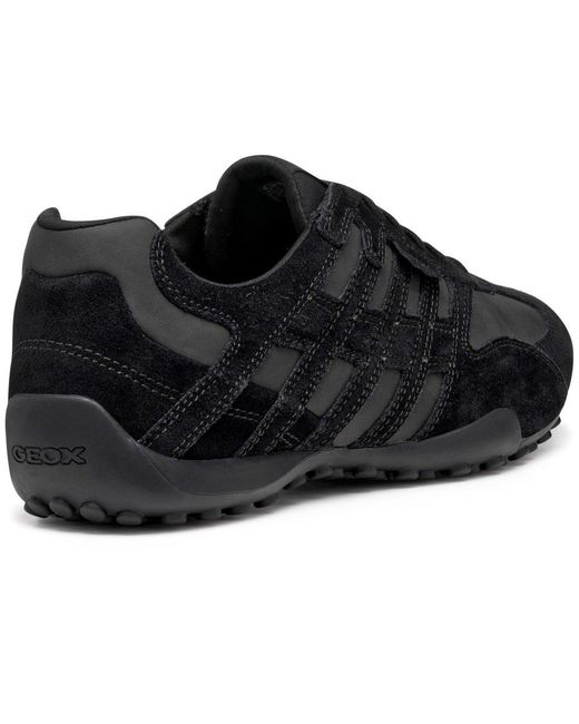 Geox Black U Snake Original Trainers for men