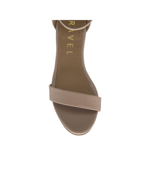Ravel Gray Callie Heeled Sandals