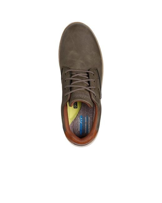 Skechers Gray Garlan Pryor Shoes for men