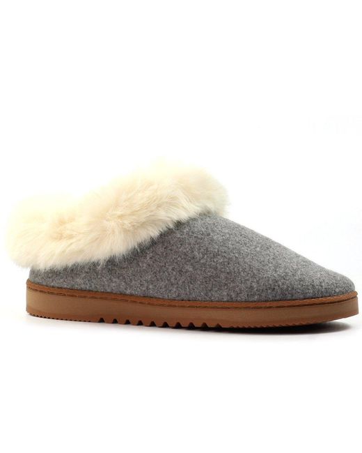 Lunar Gray Cranbrook Boxed Slippers