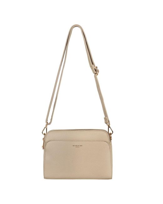 David Jones Natural Madrid Shoulder Bag