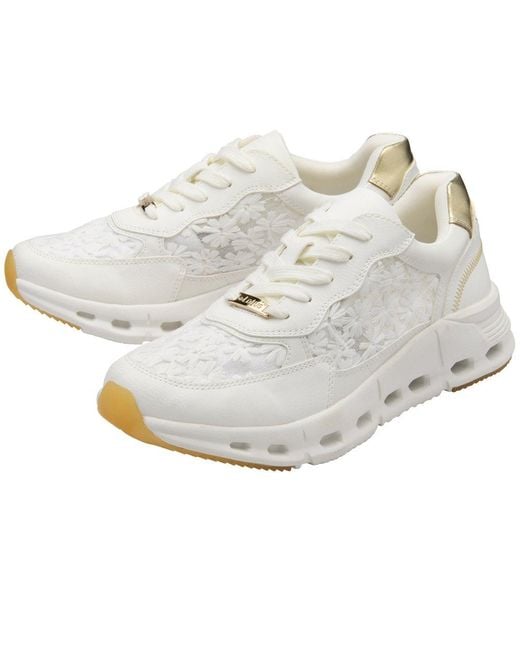 Lotus White Flossie Trainers