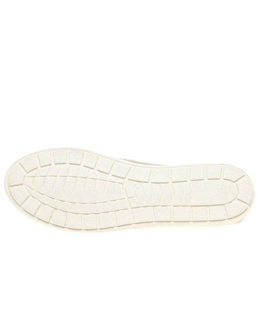 Caprice White Star Casual Lace Up Trainers