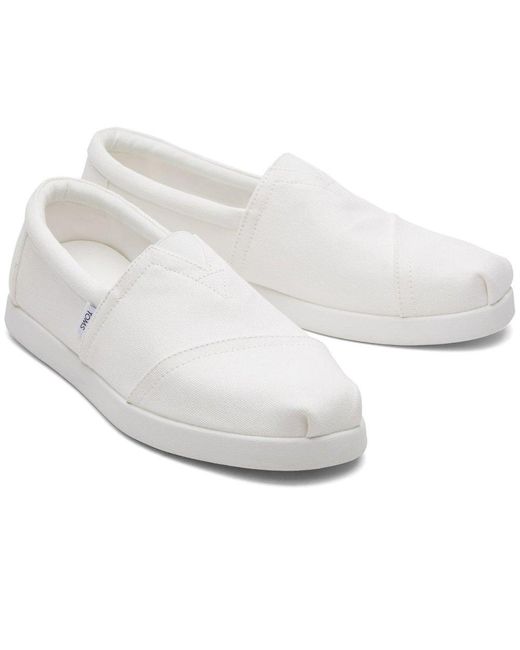 TOMS White Alpargata Forward Shoes for men