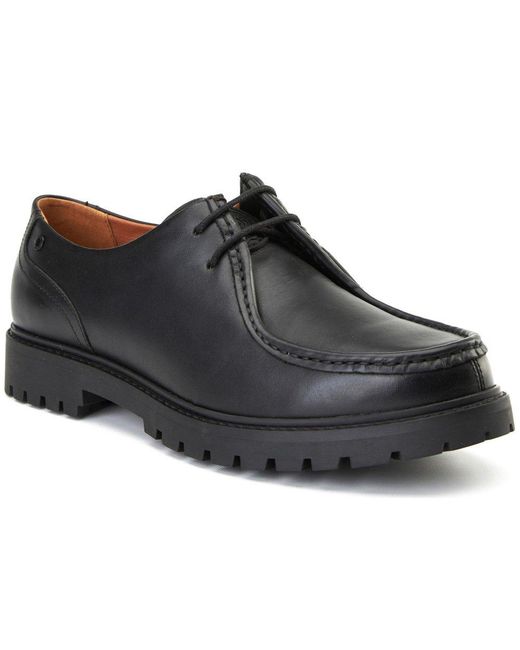 Base London Black Carbon Wallabe Shoes for men