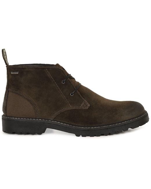 Barbour Brown Maxwell Chukka Boots for men