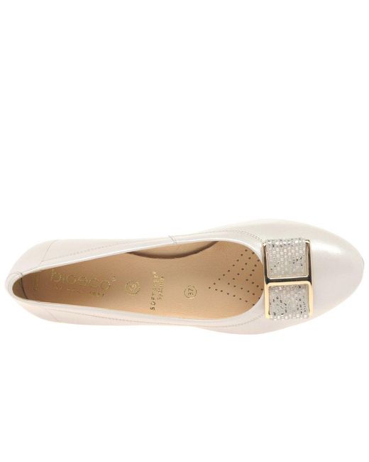 Bioeco White Eloise Court Shoes