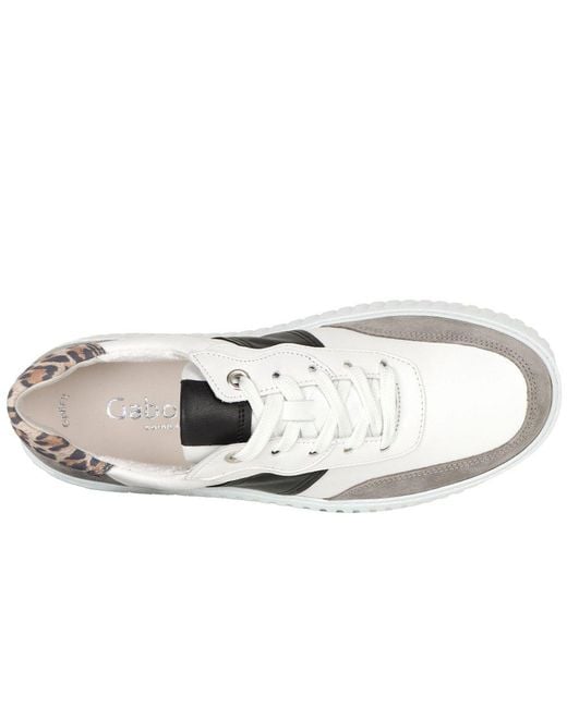 Gabor Metallic Curious Trainers