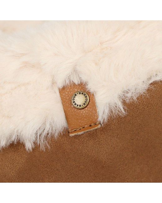 Barbour Brown Eloise Bootie Slippers