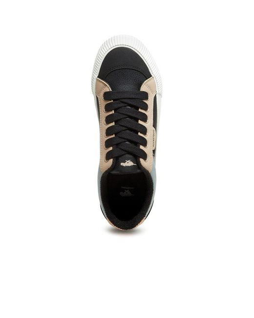 Rocket Dog Black Cheery Blocked Trainers