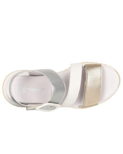 Rieker Metallic Bonaire Sandals