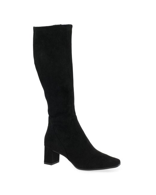 Caprice Black Cole Knee High Boots