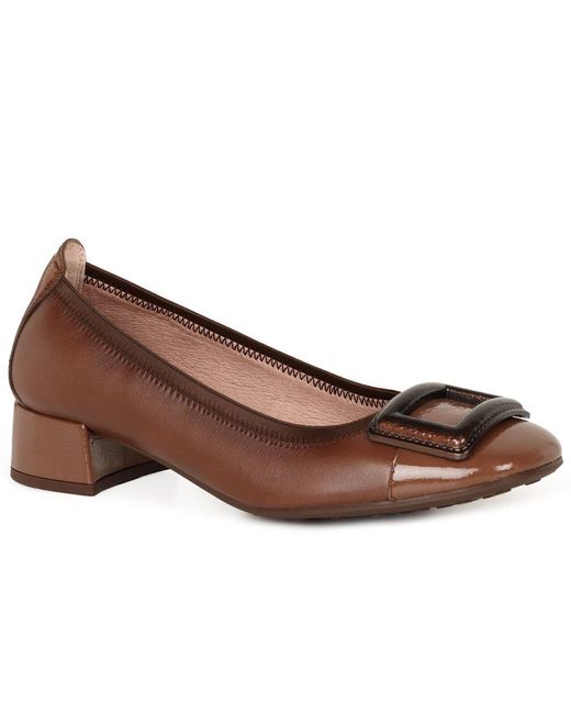 Hispanitas Brown Oporto Court Shoes