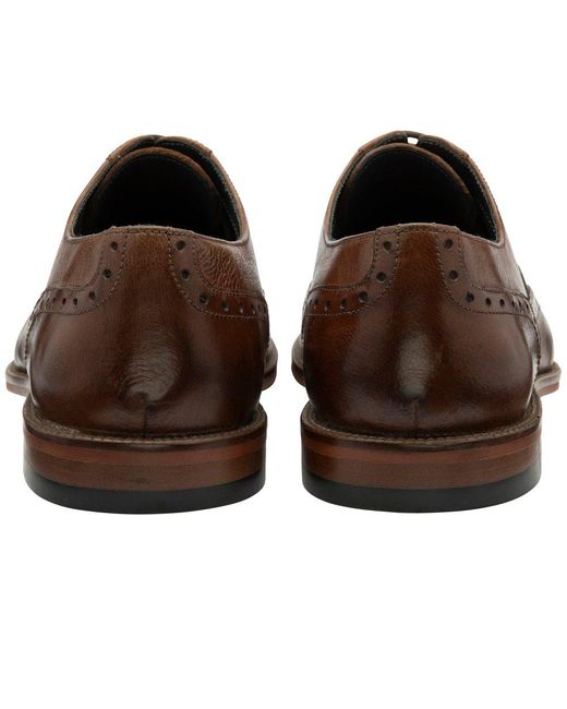 Frank Wright Brown Steele Brogues for men