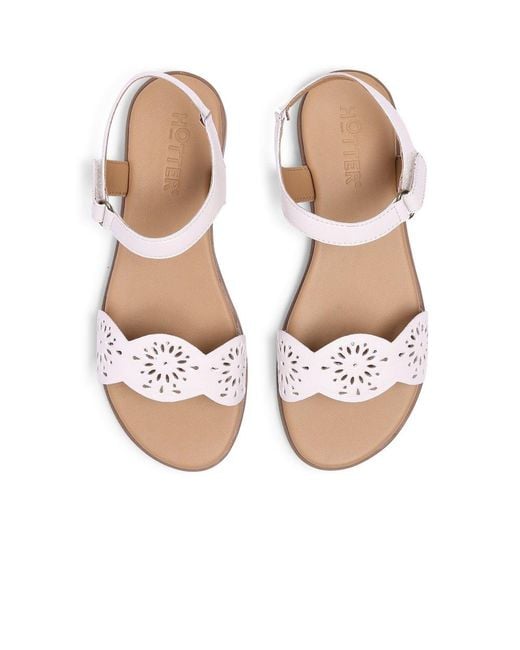 Hotter Brown Arabella Wide Fit Sandals