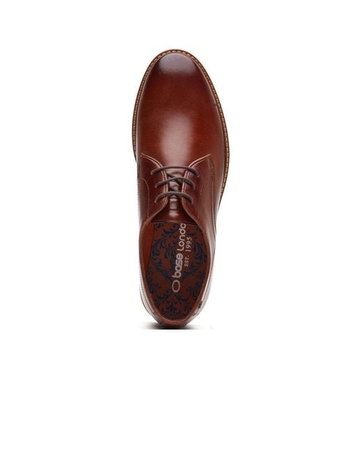 Base London Brown Strand Lace Up Shoes for men