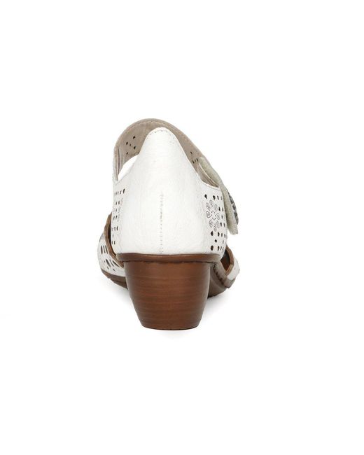 Rieker Metallic Pia Open Court Shoes