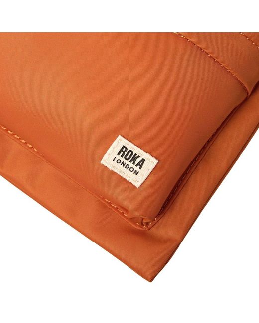 Roka Orange Chelsea B Medium Crossbody Bag