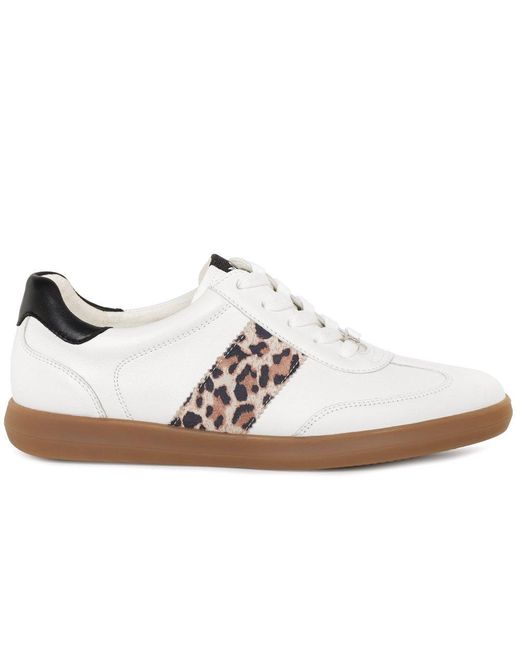 Caprice White Map Trainers