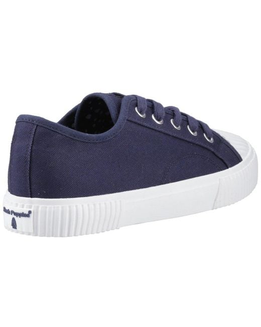 Hush Puppies Blue Freya Canvas Trainers