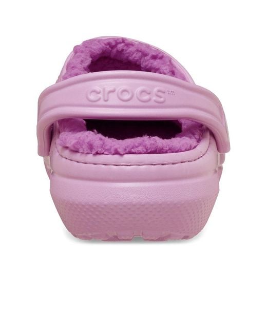 CROCSTM Purple Classic Lined Clogs