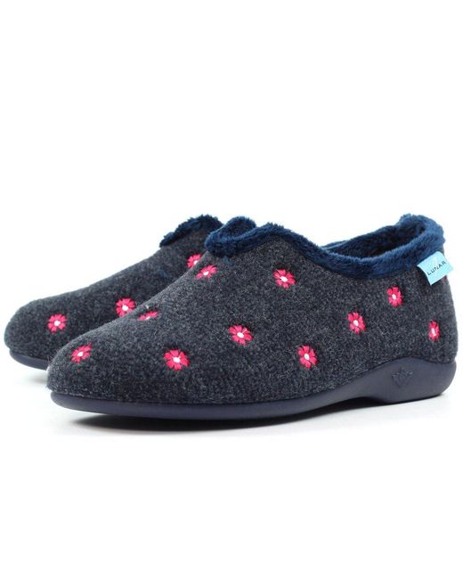 Lunar Blue Havana Slippers
