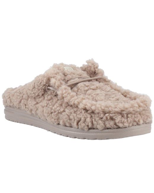 HeyDude Pink Wally Slippers for men