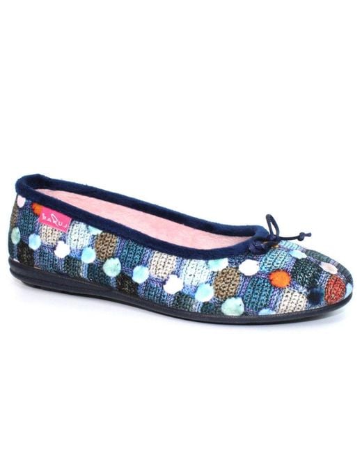 Lunar Blue Magic Slippers