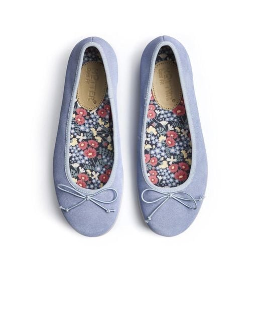 Hotter Blue Sweetie Slippers