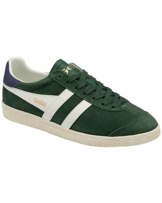 Gola Medallist Trainers Colour: Evergreen/Off Suede